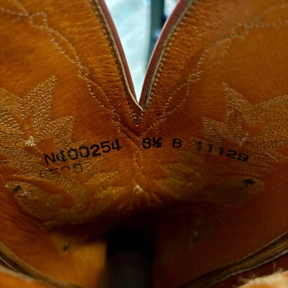 Lucchese 1883 Teju Lizard N4002 cowboy boots, size 8.5 - Picture 7 of 9